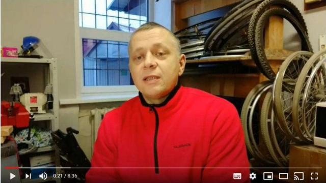 Мастер-класс по ремонту инвалидной коляски